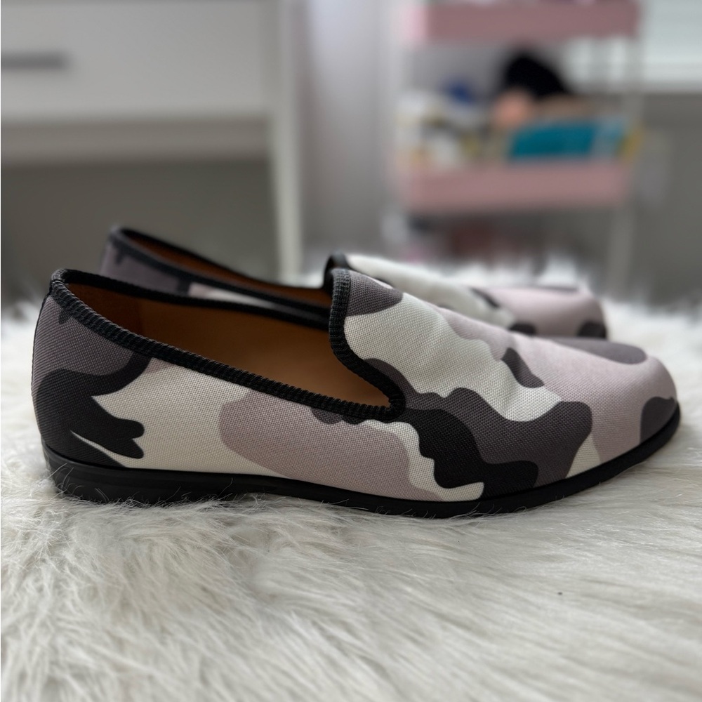 Camouflage Shoes - Black, White, Grey